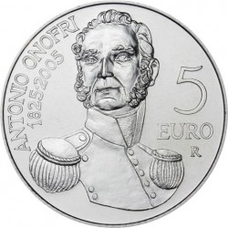 @PROCEDE DE CARTERA@ SAN MARINO 5 EUROS 2005 ANTONIO ONOFRI MONEDA DE PLATA SC UNC silver coin