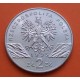 POLONIA 2 ZLOTY 1995 SUMS WELS SILURUS NICKEL SC POLAND ZL