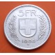 SUIZA 5 FRANCOS 1966 B GUILLERMO TELL y ESCUDO KM.40 MONEDA DE PLATA MBC Switzerland 20 Francs silver R/2