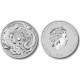 . @MUY RARA@ AUSTRALIA 1 DOLAR 2018 DRAGON y TIGRE MONEDA DE PLATA Phoenix & Dragon OZ ONZA CAPSULA