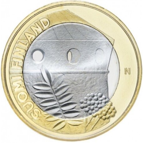 5 EUROS 2013 FINLANDIA SAVONIA BIMETALICA SC Nº22