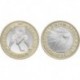 FINLANDIA 5 EUROS 2012 CAMPEONATO HOCKEY Nº 11 MONEDA BIMETALICA SC Finnland euro coin