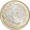 FINLANDIA 5 EUROS 2012 FLORA ARTICA Nº 12 MONEDA BIMETALICA SC Finnland euro coin