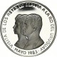 1,90 ONZAS x URUGUAY 2000 PESOS 1983 VISITA DE LOS REYES DE ESPAÑA EN MAYO DEL 83 KM.TS.2 MONEDA DE PLATA 65 gramos 50 mm