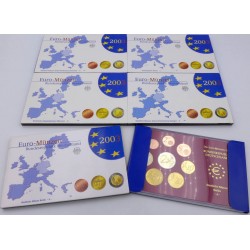 . @OFERTA - PROOF SET@ ALEMANIA 5 CARTERAS EURO 2003 Letras A+D+F+G+J ESTUCHES 1+2+5+10+20+50 Centimos + 1 EURO + 2 EUROS 2003