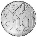 ALEMANIA DEMOCRATICA 10 MARCOS 1990 A 100 AÑOS DEL 1 DE MAYO DIA DEL TRABAJO KM.136 MONEDA DE NICKEL SC Germany DDR RDA Marks