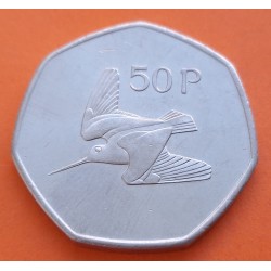 IRLANDA 50 PENIQUES 2000 PERDIZ BECADA KM.24 MONEDA DE NICKEL SC- Eire Ireland 50 Pence MILLENIUM