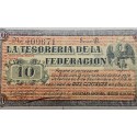 . @ESCASO ASÍ@ ESTADO de SONORA - MEXICO 10 CENTAVOS 1914 ESTADO LIBRE y SOBERANO Pick S1058 BILLETE MBC+