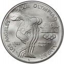 ESTADOS UNIDOS 1 DOLAR 1983 S DISCOBOLO OLIMPIADA LOS ANGELES 1984 KM.210 MONEDA DE PLATA SC USA silver Dollar