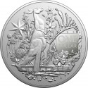 . 1 aacoin AUSTRALIA 1 DOLAR 2021 CANGURO y EMU Serie Coat of Arms 1ª MONEDA DE PLATA OZ ONZA cápsula