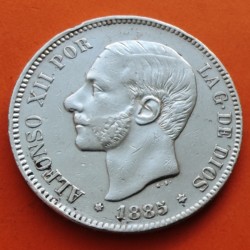 .AMADEO I 5 PESETAS 1871 * 18/71 SDM PLATA ESPAÑA 4 DURO SILVER