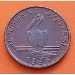 ALBANIA 5 LEKE 1988 TRENES NICKEL SIN CIRCULAR @RARA@