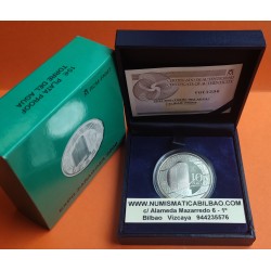 ESPAÑA 10 EUROS 2007 AÑO POLAR HESPERIDES PLATA FNMT ESTUCHE