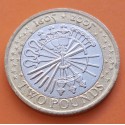 INGLATERRA 2 LIBRAS 2005 CONSPIRACIÓN DE LA POLVORA KM.1052 MONEDA BIMETALICA EBC United Kingdom 2 Pounds