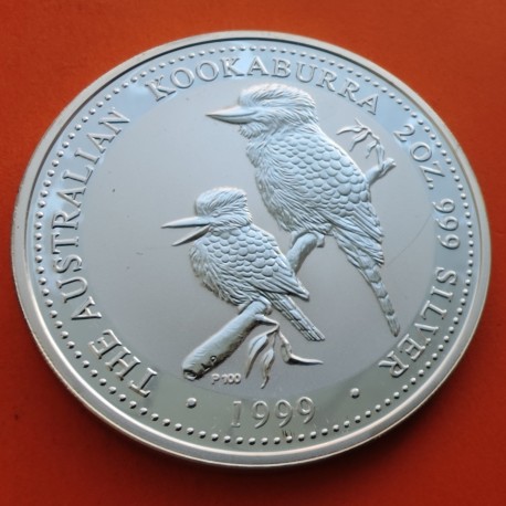 AUSTRALIA 2 DOLARES 1992 KOOKABURRA PLATA SC SILVER UNC DOLLAR