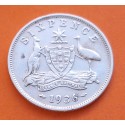 AUSTRALIA 6 PENIQUES 1936 REY JORGE V KM.25 MONEDA DE PLATA MBC- 6 Pence silver