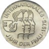 ALEMANIA DEMOCRATICA 5 MARCOS 1975 AÑO INTERNACIONAL DE LA MUJER KM.55 MONEDA DE NICKEL @LUJO@ Germany DDR RDA 5 Marks