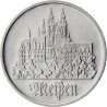 ALEMANIA DEMOCRATICA 5 MARCOS 1972 A PALACIO EN CIUDAD DE MEIBEN KM.37 MONEDA DE NICKEL SC- Germany DDR RDA 5 Marks