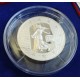 . @TIRADA 251 MONEDAS@ FRANCIA 50 EUROS 2009 Serie SEMEUSE 50 AÑOS CORTE DE LOS DERECHOS HUMANOS PLATA ESTUCHE 5 ONZAS