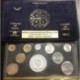 10 monedas x FRANCIA ESTUCHE 1980 Coffret FLEURS DE COINS SPECIMEN France Silver Set 50 FRANCOS 1980