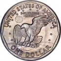 ESTADOS UNIDOS 1 DOLAR 1979 P SUSAN B. ANTHONY AGUILA SOBRE LA LUNA KM.207 MONEDA DE NICKEL SC- USA 1 Dollar R/2