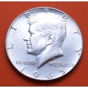 ESTADOS UNIDOS 1/2 DOLAR 1965 P KENNEDY KM.202A MONEDA DE PLATA SC- Half Dollar SILVER USA R/2