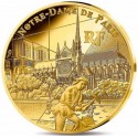 . 1 aaaacoin @27/FEBRERO Envío@ FRANCIA 1/4 EURO 2025 NOTRE DAME en PARÍS Serie UNESCO MONEDA DE LATON SC France BLISTER