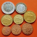 ALEMANIA MONEDAS EURO 2011 Letra D 1+2+5+10+20+50 Centimos + 1 EURO + 2 EUROS 2011 D Serie Tira SC GERMANY coins