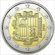 ANDORRA 2 EUROS 2017 ANDORRA ESCUDO NACIONAL SC @TIPO NORMAL NO CONMEMORATIVA@