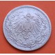 ALEMANIA 1/2 MARCO 1905 A IMPERIO AGUILA Rey GUILLERMO II KM.17 MONEDA DE PLATA MBC Germany Empire Half Mark