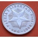 CUBA 10 CENTAVOS 1948 PATRIA y LIBERTAD ESTRELLA KM.A12 MONEDA DE PLATA EBC+/SC- Havana Silver R/1