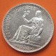 @PRECIOSA@ ESPAÑA 1 PESETA 1933 * 3 4 DAMA SENTADA KM.750 MONEDA DE PLATA DE LA REPUBLICA ESPAÑOLA Spain silver R/5