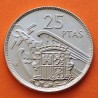 @PROOF@ ESPAÑA 25 PESETAS 1957 * 73 FRANCO ESTADO ESPAÑOL KM.787 MONEDA DE NICKEL @PRUEBA PROCEDE DE CARTERA FNMT 1973@