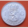 HOLANDA 1 GULDEN 1966 REINA JULIANA KM.184 MONEDA DE PLATA EBC The Netherlands silver coin