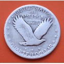 @ESCASA@ ESTADOS UNIDOS 1/4 DOLAR 1926 STANDING LIBERTY KM.145 MONEDA DE PLATA Quarter USA 1/4 Dollar