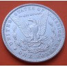 @RARA@ ESTADOS UNIDOS 1 DOLAR 1879 O MORGAN KM.110 MONEDA DE PLATA USA Silver $1 Dollar Coin R/4