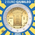 . 1 aaaaaaacoin @12/MARZO Envío@ ITALIA 2 EUROS 2025 JUBILEO - PUERTA SANTA en ROMA 1ª MONEDA CONMEMORATIVA Italy IUBILAEUM