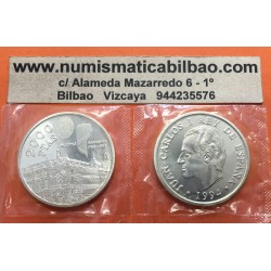 ESPAÑA 2000 PESETAS 2000 700 ANIVERSARIO VILLA DE BILBAO PLATA