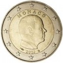 MONACO 2 EUROS 2012 ALBERTO I RARE UNC BIMETALLIC