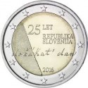 ESLOVENIA 2 EUROS 2016 INDEPENDENCIA 25 ANIVERSARIO SC MONEDA CONMEMORATIVA COIN SLOVENIA