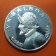 @ESCASA@ PANAMA 1 BALBOA 1972 VASCO NUÑEZ DE BALBOA KM.27 MONEDA DE PLATA PROOF Diseño Tipo 3 silver coin