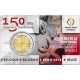 BELGICA 2 EUROS 2014 CRUZ ROJA 150 ANIVERSARIO SC @COINCARD@ MONEDA CONMEMORATIVA Belgium