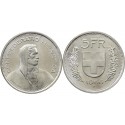 SWITZERLAND 5 FRANCS 1965 B WILLIAM TELL SILVER KM*40 XF+