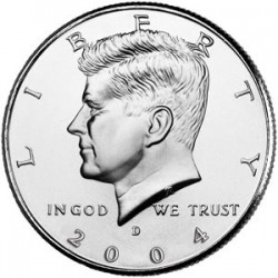 ESTADOS UNIDOS 1/2 DOLAR 2004 D KENNEDY NICKEL SC HALF DOLLAR