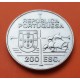 AZORES 100 ESCUDOS 1995 AUTONOMIA PAJARO NICKEL SC PORTUGAL